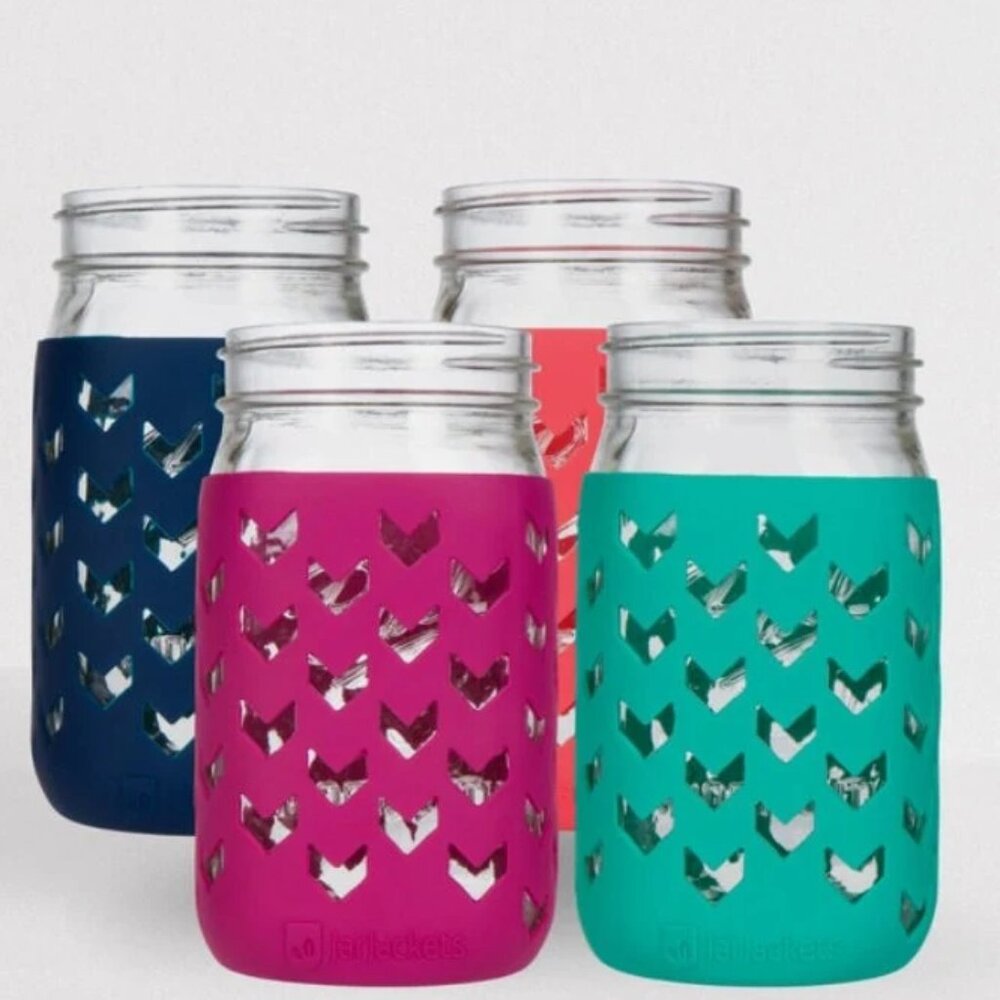 Jar Jacket 12-32 oz, jar protector, silicone jar sleeve, unique gifts,